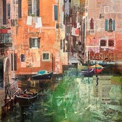 Hidden Venice by Tom Butler - Original sized 24x24 inches. Available from Whitewall Galleries